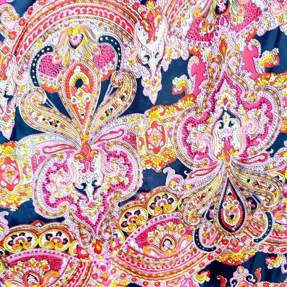 Vintage Paisley Colourful A Line Maxi Skirt S - Picture 4 of 5